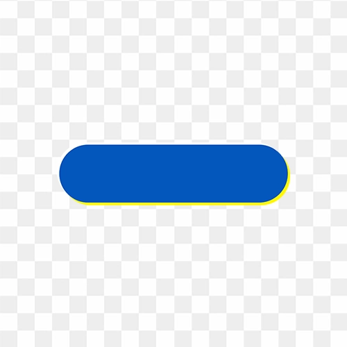 Blue text button design free transparent png